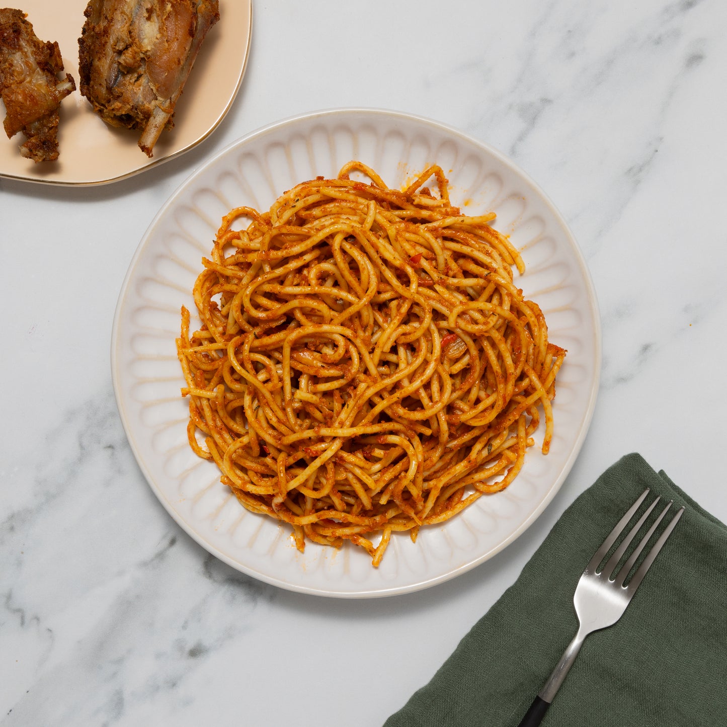 Jollof Spaghetti